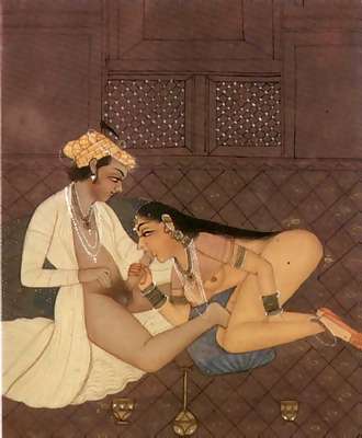 South Asia India Kamasutra Oral Erotic Art