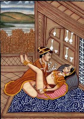 South Asia India Kamasutra Reclining Positions Sexual Art
